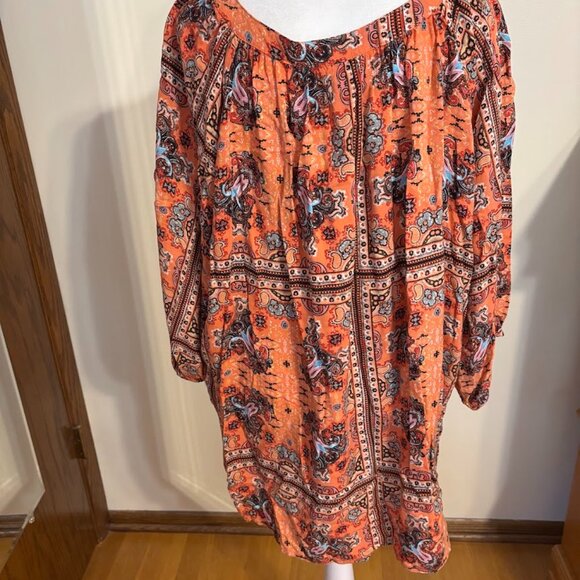 ONE WORLD Multicolor Blouse (100% Rayon) - 3x - Picture 7 of 10